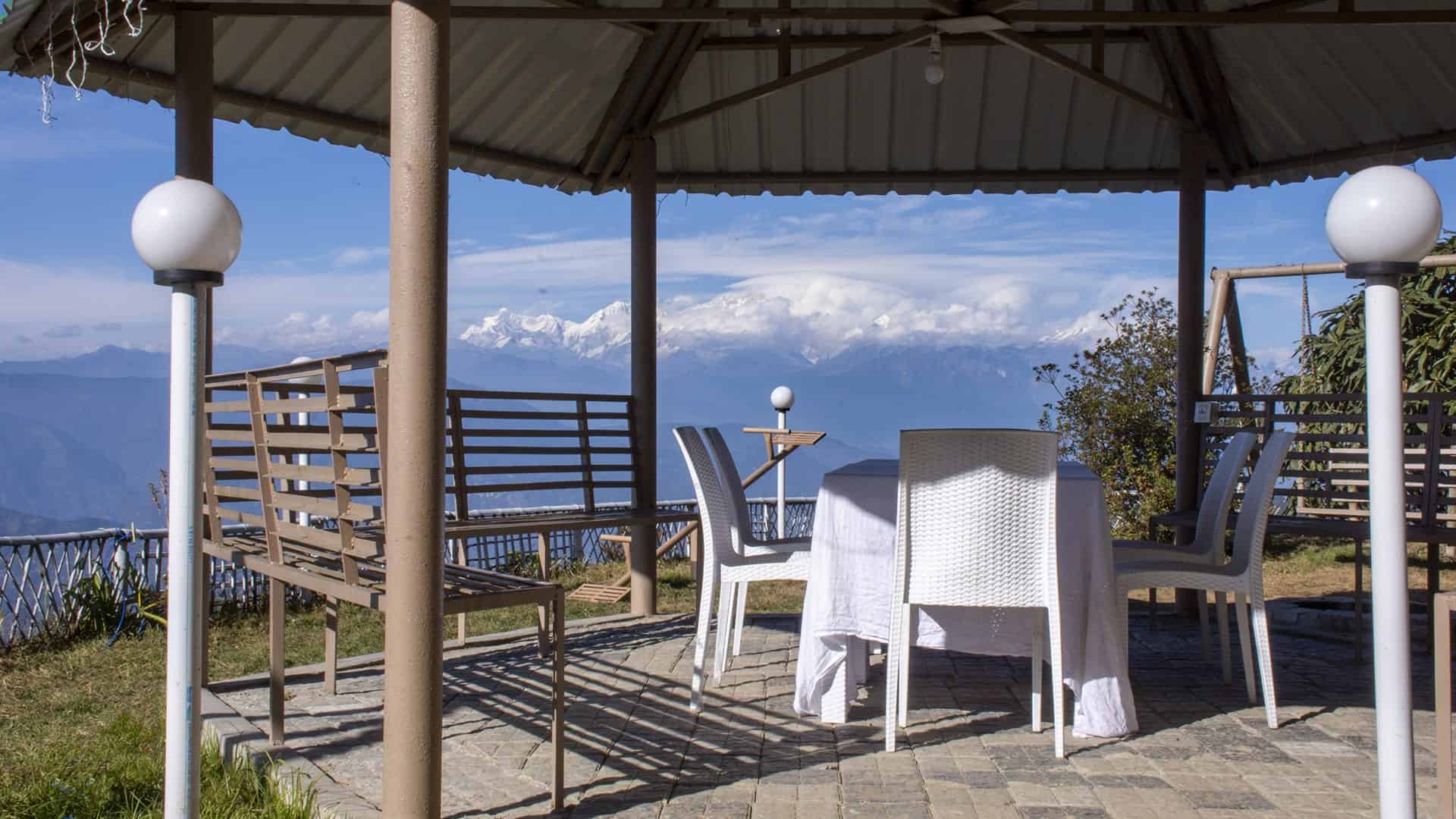 View of Kanchenjunga from Anutri Hill Resort View of Kanchenjunga from Anutri Hill Resort